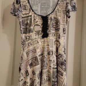 Widow blouse/mini dress